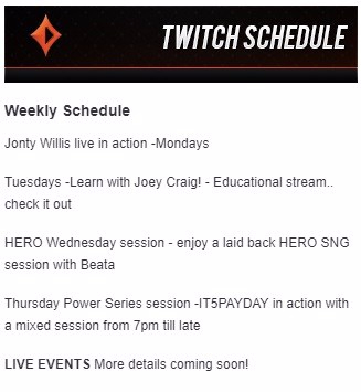 schedule twitch